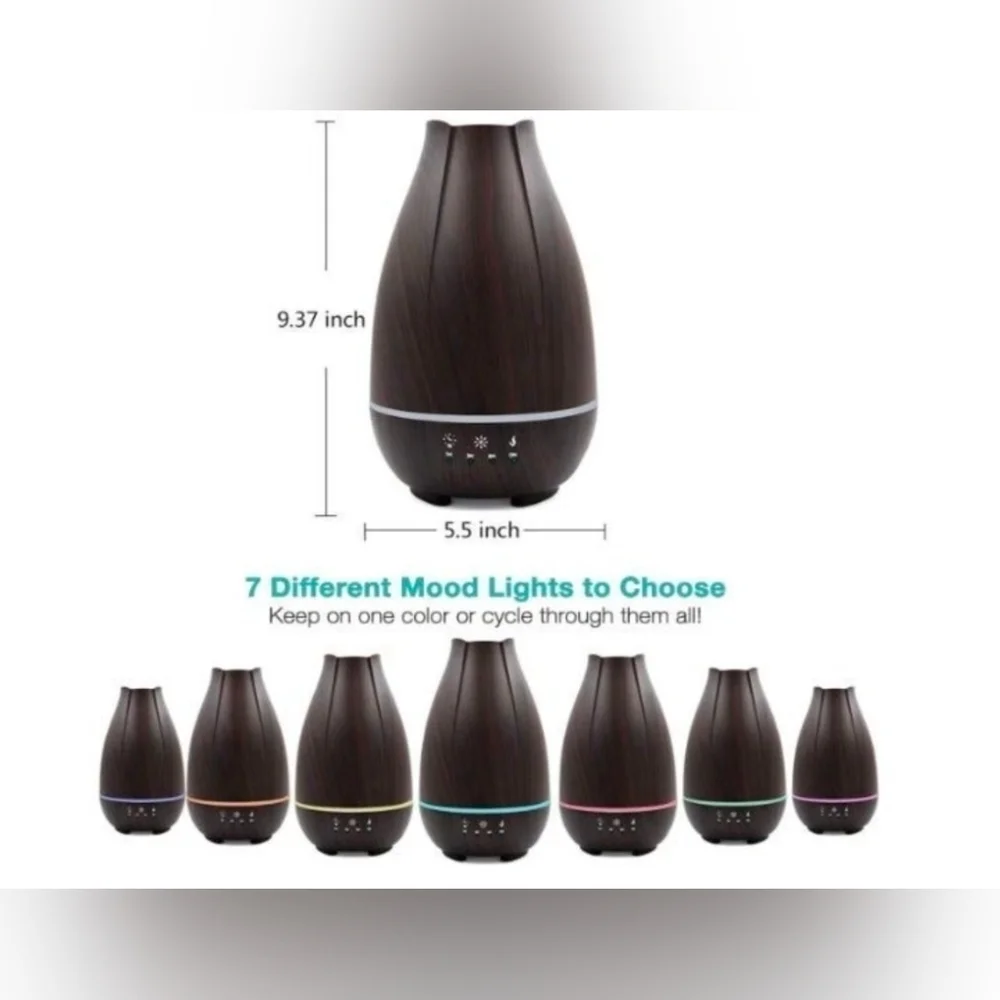 Essential Oil Diffuser, Cool Mist Humidifier and Aromatherapy Diffuser 500ML